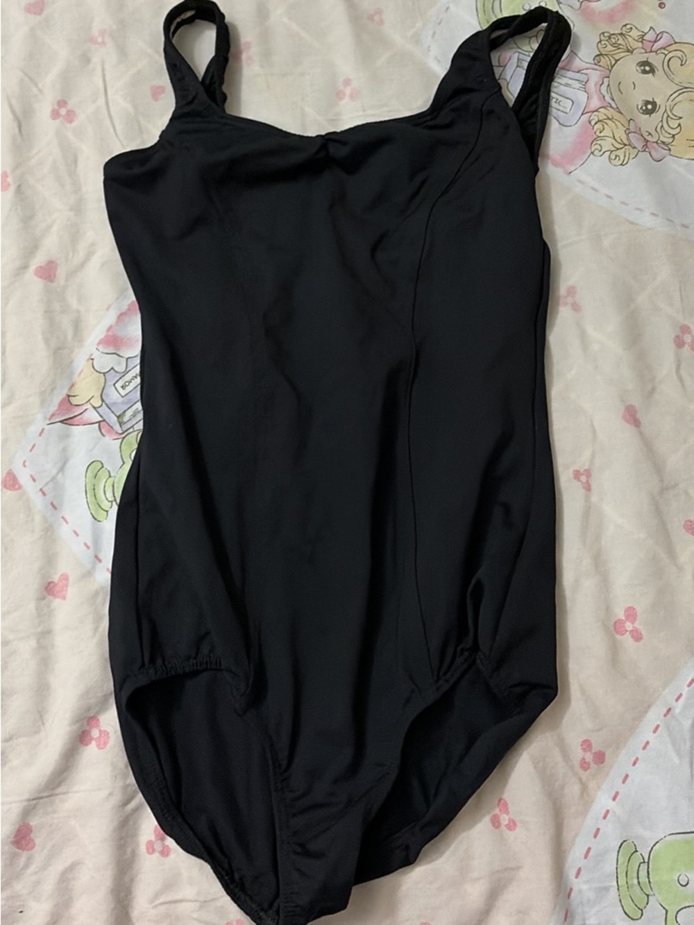 Revolution Dancewear black sleeveless leotard
